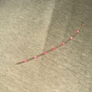Hazel boutique 24k pink and gold bracelet